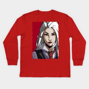 Ashe Overwatch Kids Long Sleeve T-Shirt